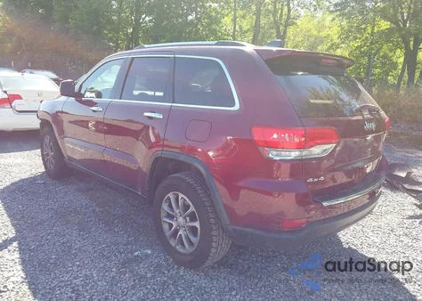 2016 Jeep Grand Cherokee Limited z USA, uszkodzony, nr VIN 1C4RJFBG0GC462939